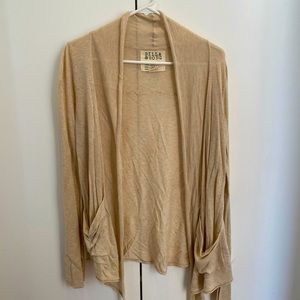 Billabong sand colored cardigan